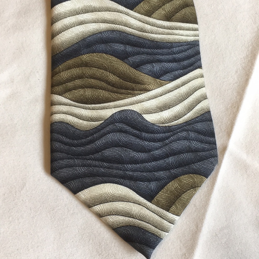 J. GARCIA “Blue Iceberg” tie, Ltd ed. 148/1000
